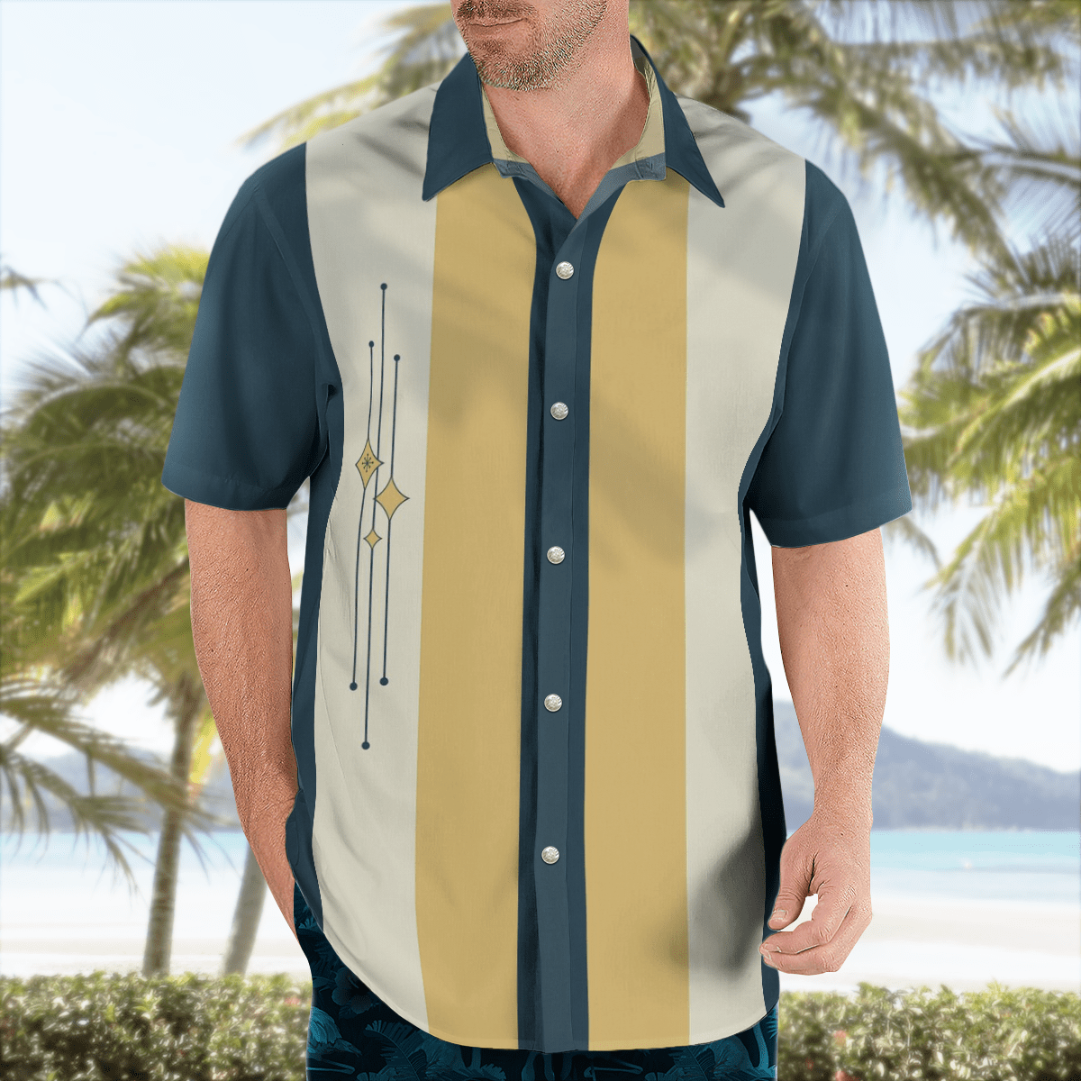 Bowling Shirt For Men H01 — image 4