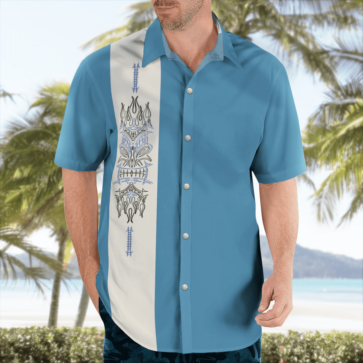Bowling Shirt For Men H07 — image 4