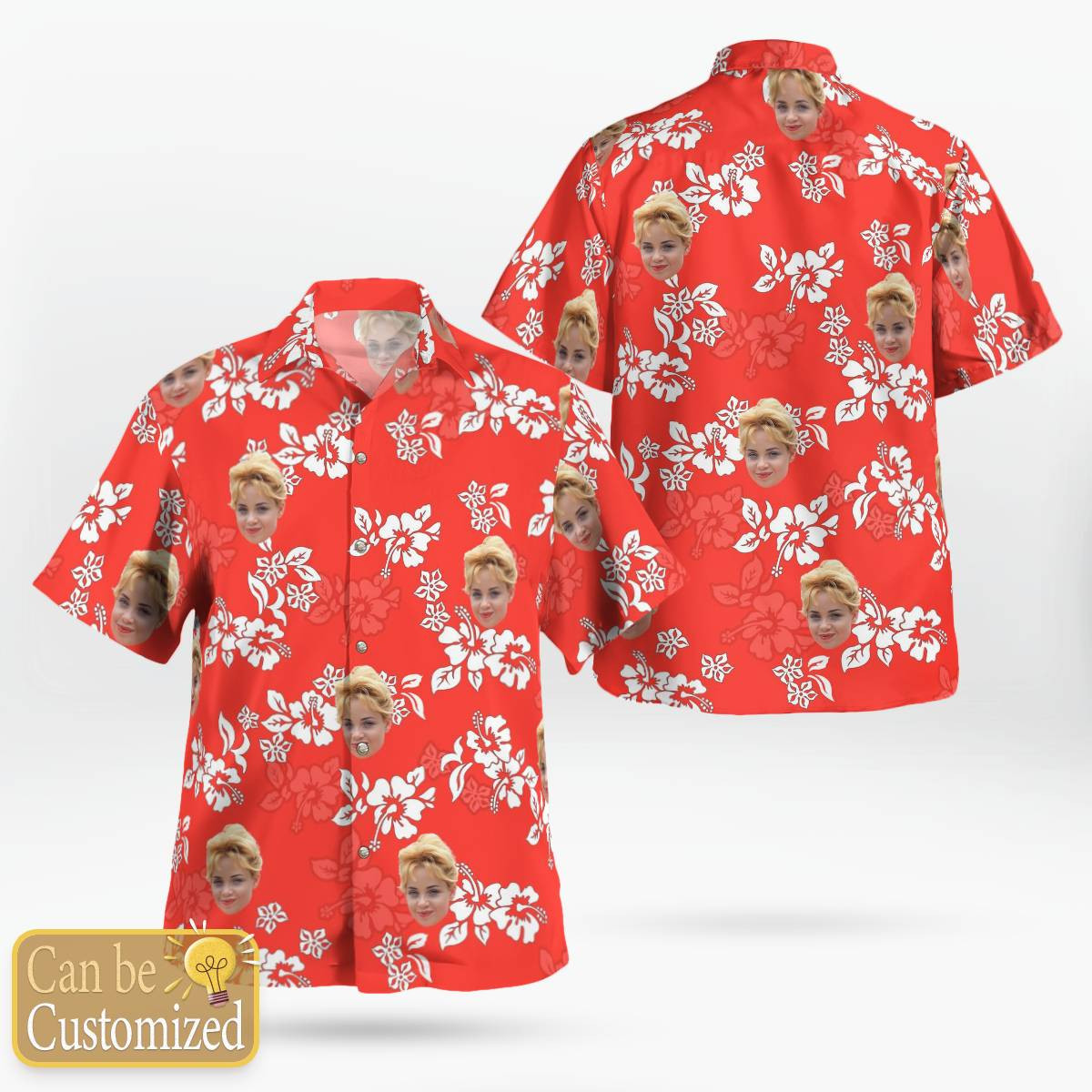 Custom Hawaiian Shirt With Face — image 1