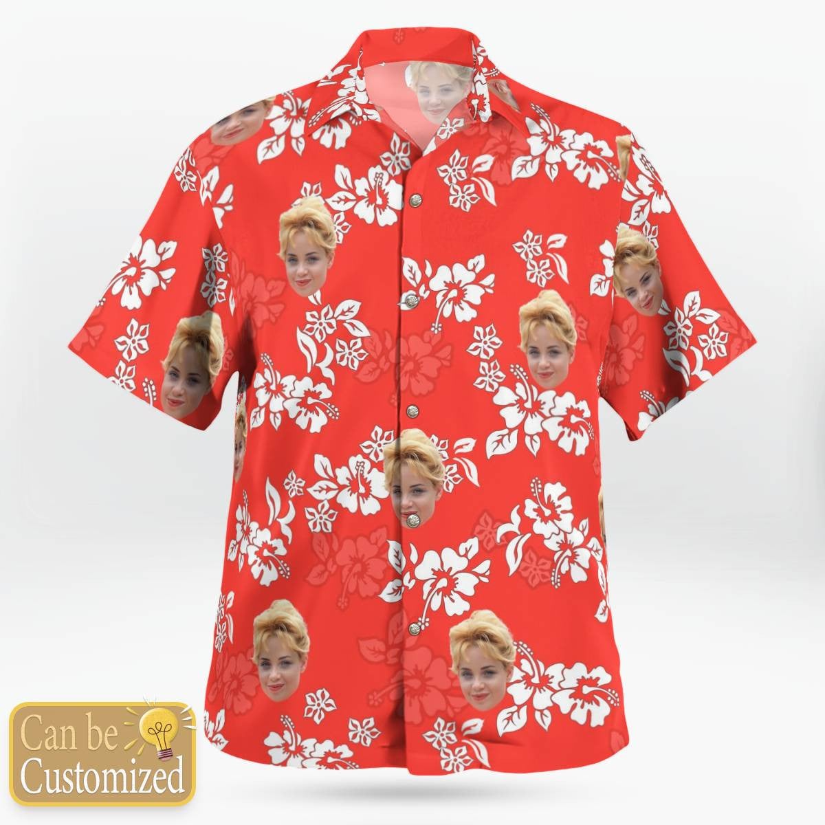 Custom Hawaiian Shirt With Face — image 3