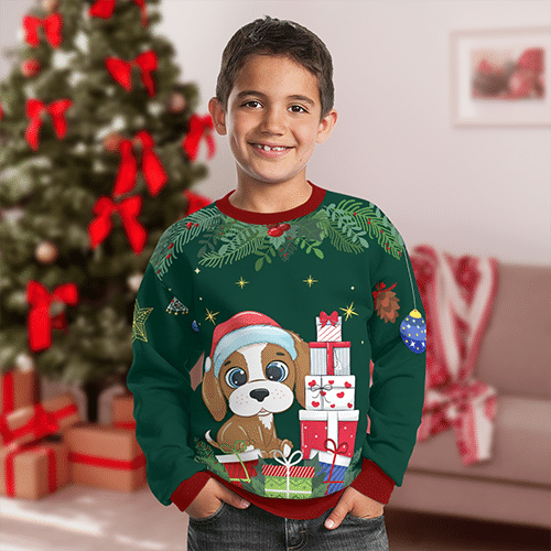 Bobby Bacala's in Sesame Street XMas Sweatshirt, Kid Sweatshirt - product information
