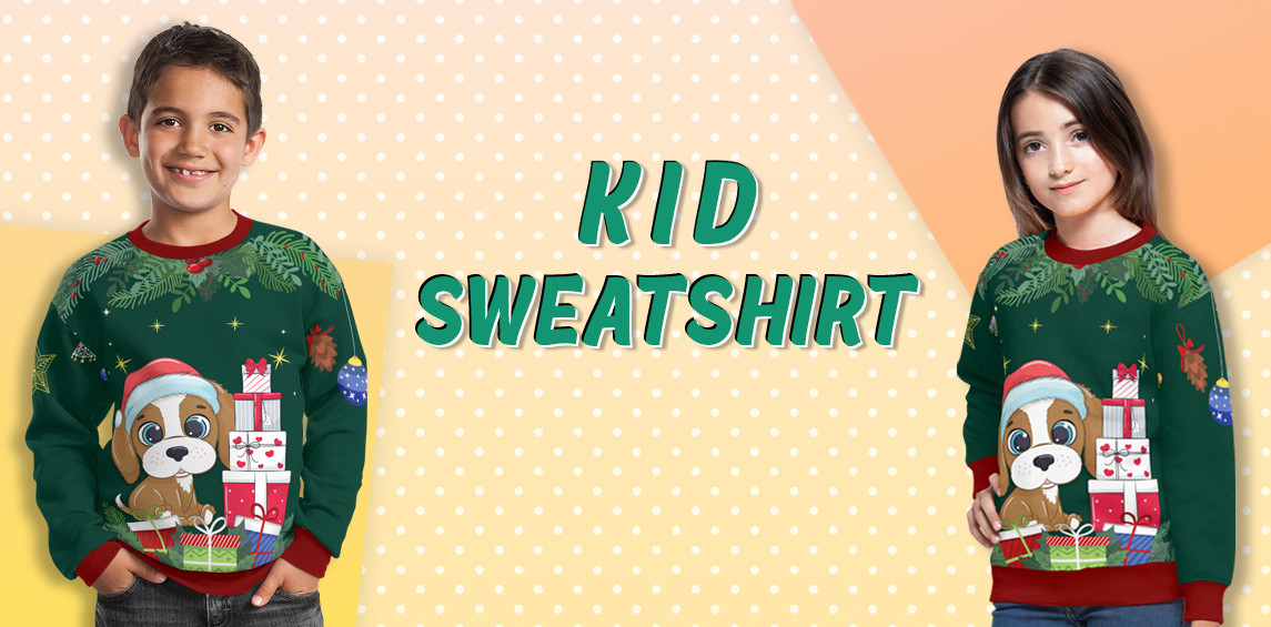 Bobby Bacala's in Sesame Street XMas Sweatshirt, Kid Sweatshirt - product information