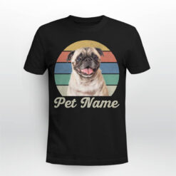Pet Custom Photo And Name Vintage Tee, Tote Bag, Mug — image 1