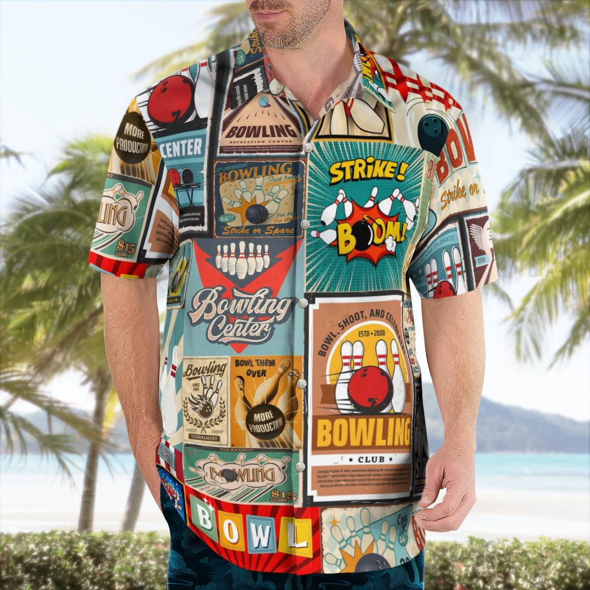 Vintage Bowling 80s Shirt — image 4